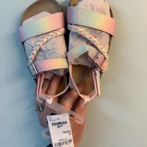 OshKosh B'gosh Pastel Glitter Toddler Sandals